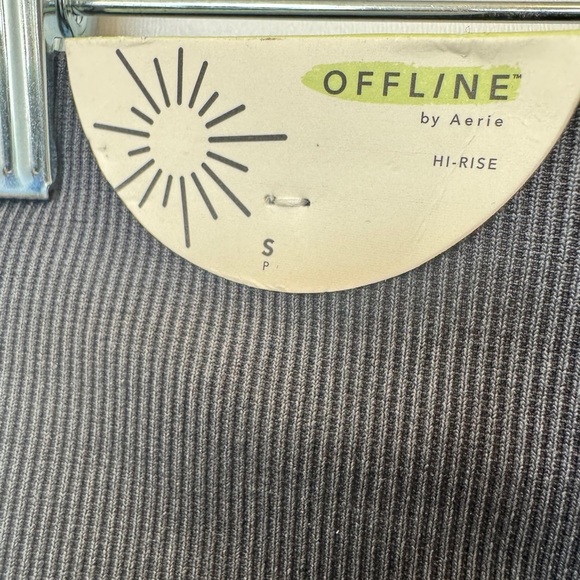 Aerie Offline Seamless 7/8 Leggings Grey - Picture 7 of 9